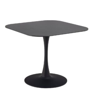 Malone Ceramic Dining Table Square In Black