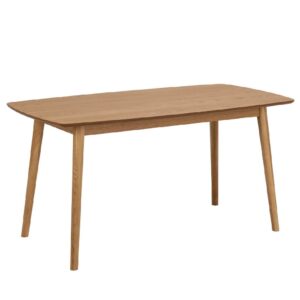 Newhall Wooden Rectangular Dining Table in Oak