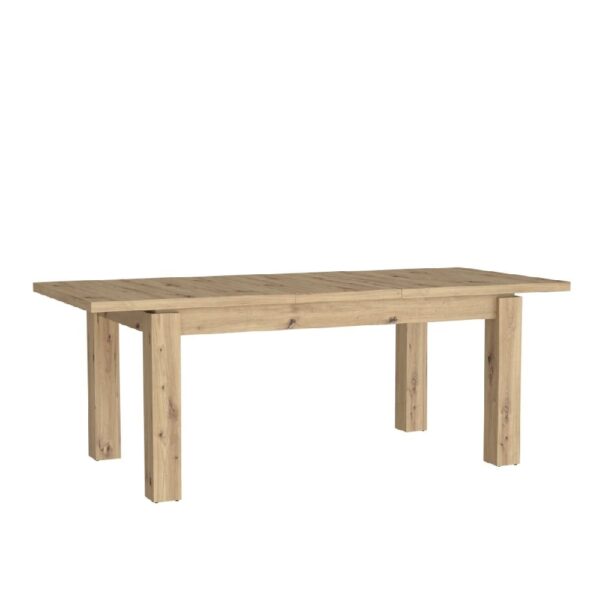 Tarboro Wooden Extending Dining Table in Artisan Oak