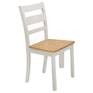 Rubin Wooden Dining Chair In Oak And Grey